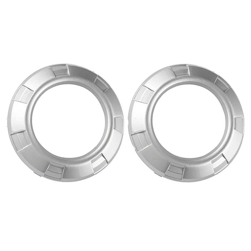 

Car Accessories Pair Front Fog Light Lamp Silver Chrome Cover Frame For Mitsubishi Pajero Montero 2007-2014 6400A583HA