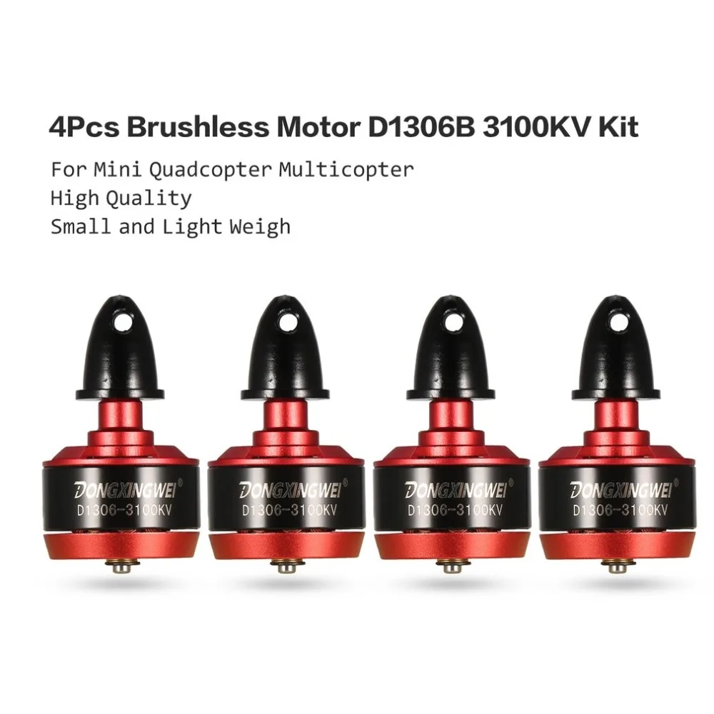 

1306 3100KV 2-4s бесщеточный двигатель для Diatone 150 180 210 Квадрокоптер Мультикоптер CW & CCW 4 шт./лот