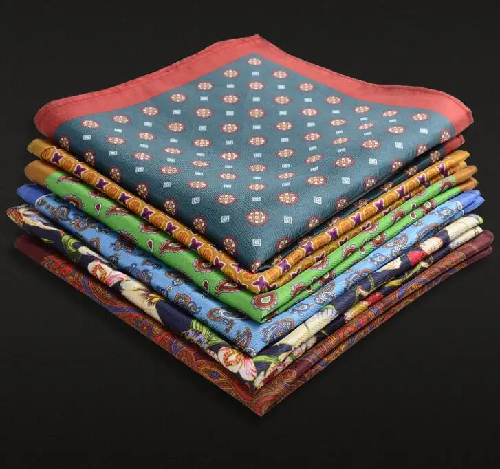 Мужской Шелковый Карманный квадратный нагрудный костюм в британском стиле с