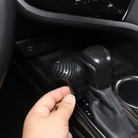 for toyota camry 2018 2019 2020 abs carbon fiber red car interior gear shift knob head cover trim car modification accessories