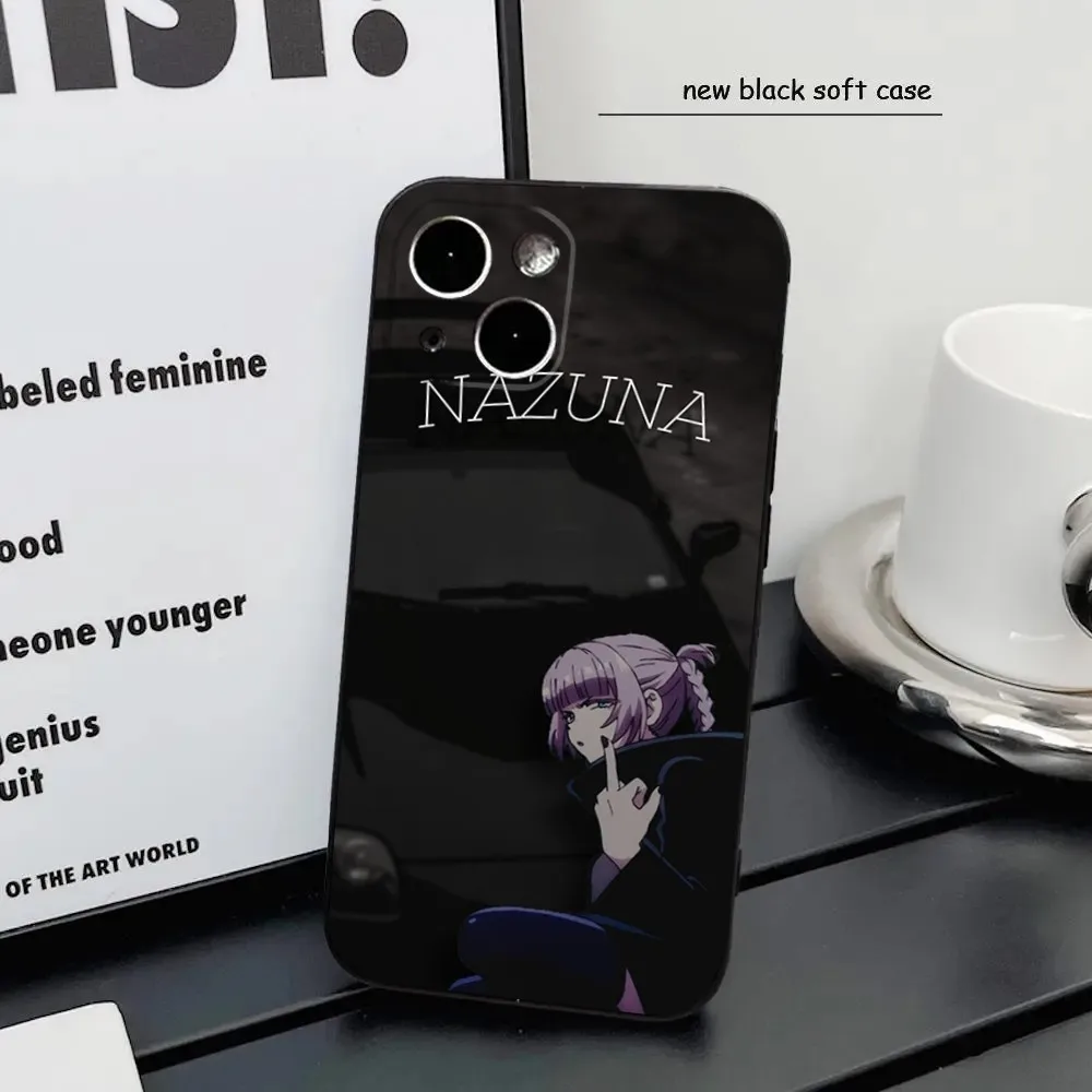 Nazuna Nanakusa Call of the Night Phone Case For iPhone16 15 14 13 12 Mini 11 Pro XR X XS MAX 7 8 Plus Silicone Cover Soft Black