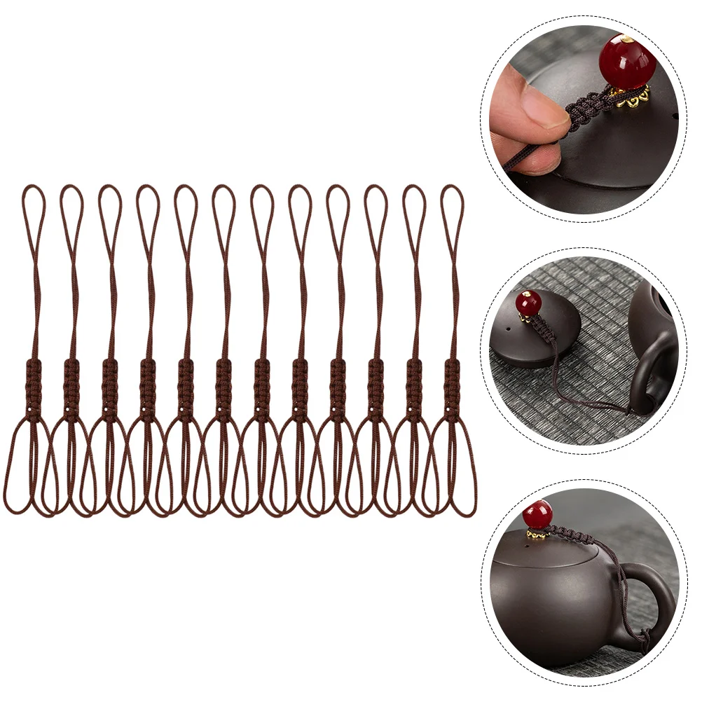 

100 Pcs Teapot Rope Kettle Accessory Ceramic Grab Wear-resistant Grip Daily Use Polyester Lid