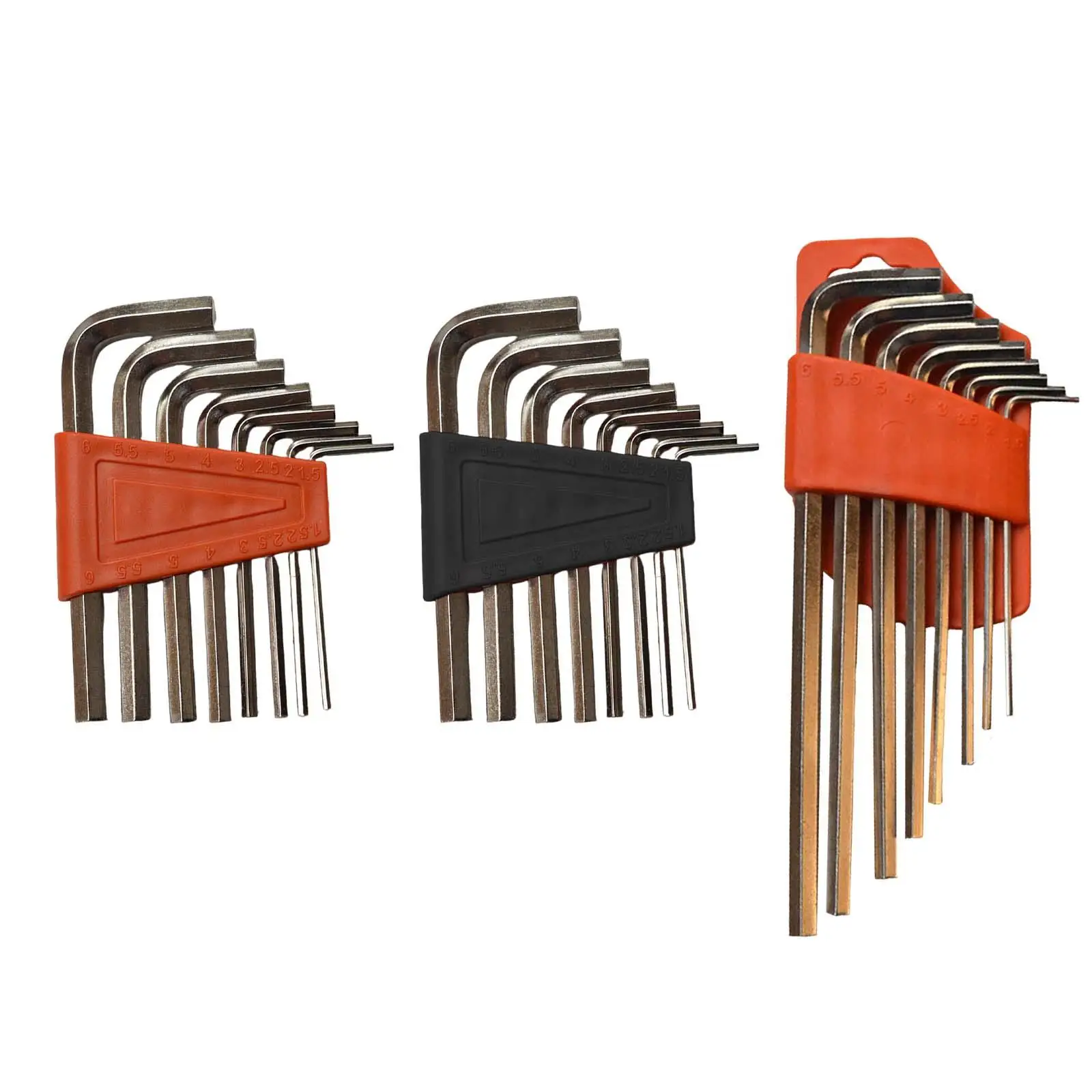 

8x Hex Key Set Durable Assembly Allen Wrench Set for Furniture Assembly Bike