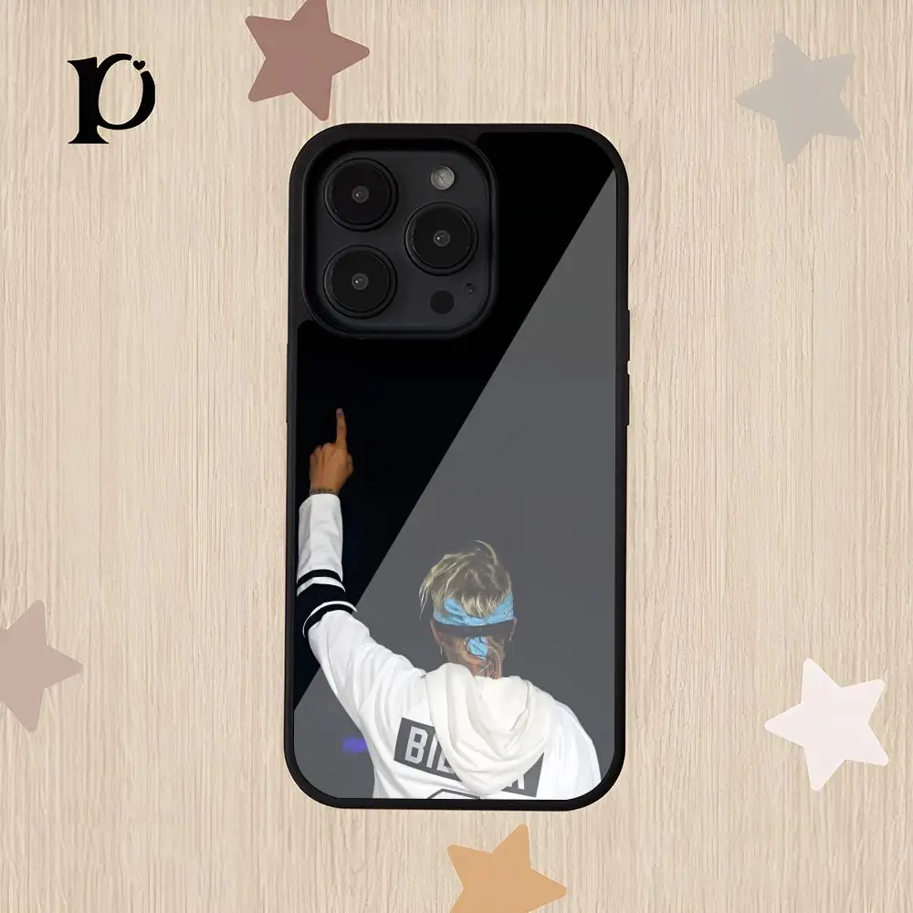 Justin Singer B-Bieber MAISTO Mouse Pad PC+TPU CoverFor Iphone 16 15 14 13 11 12 Pro Max Xr X Xs 8 7 Plus