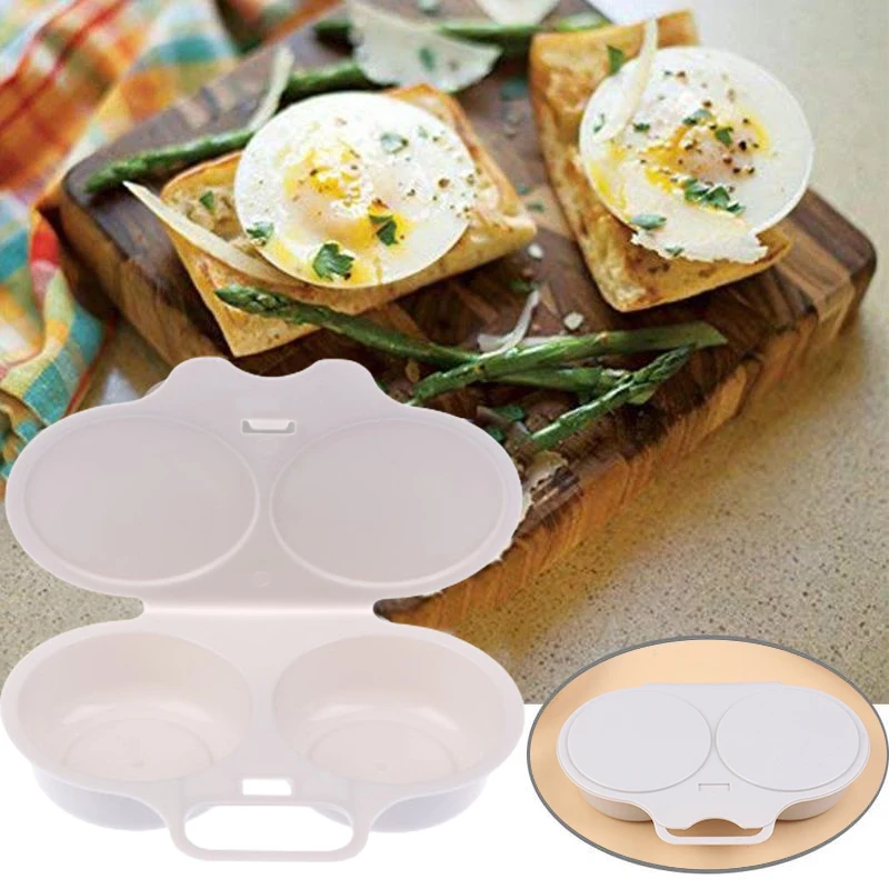 Пластиковый отпариватель для приготовления яиц микроволновой печи