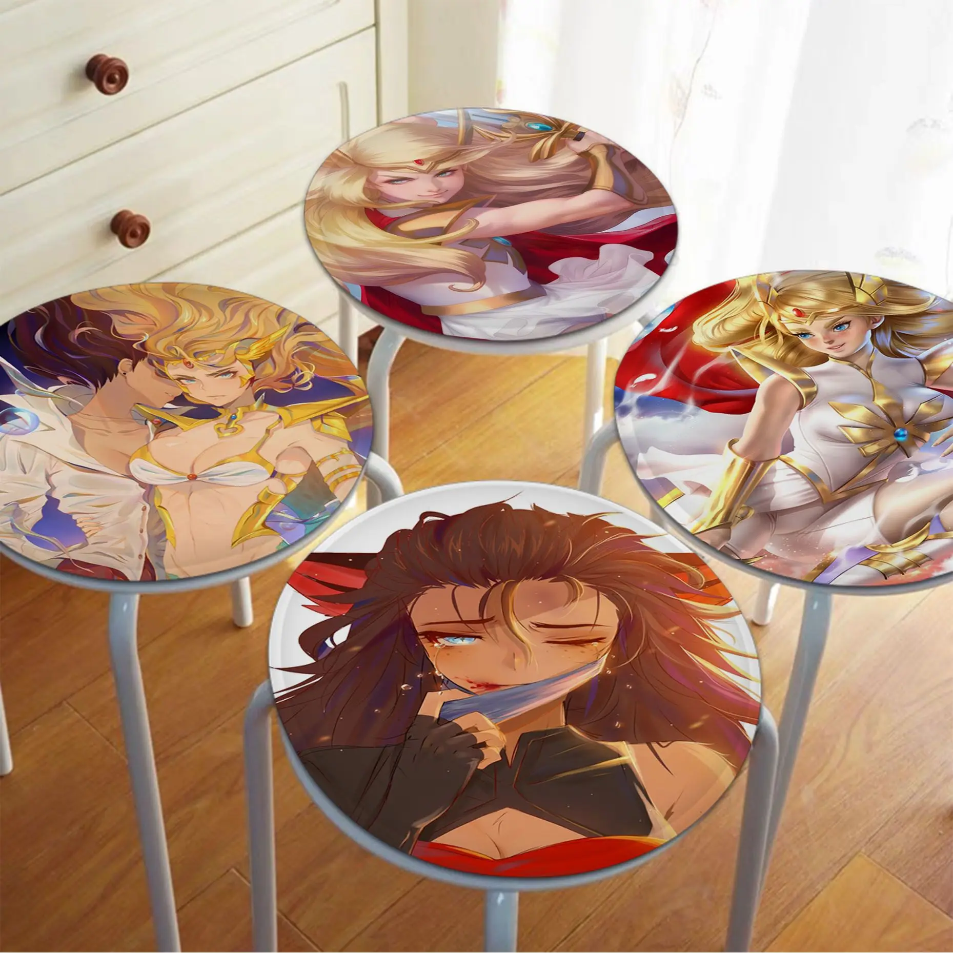 

She Ra And The Princesses Of Power Square Seat Pad Household Cushion Soft Plush Chair Mat Winter Office Bar Outdoor Cushions