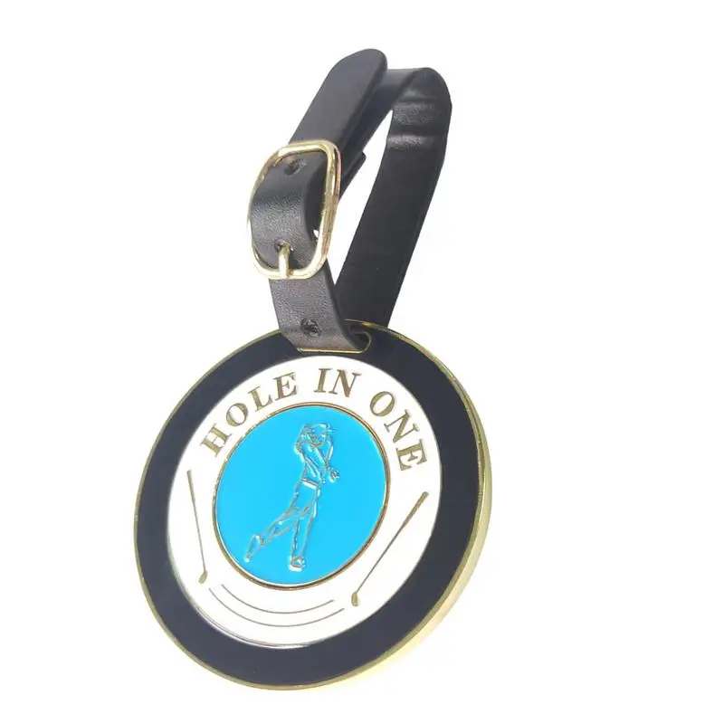

Round Sport Luggage Tag Leather Luggage Tag Perfect To Quickly Spot Bags Suitcase Bag Tags With Strap Metal Suitcase Tag With
