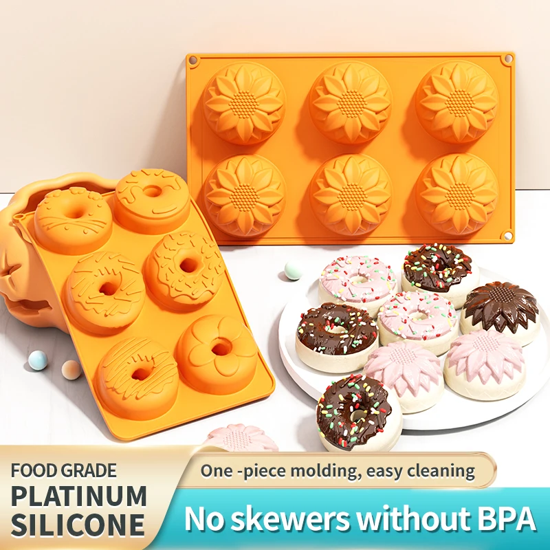 День благодарения солнце цветок формы пончик силиконовые осень тема для