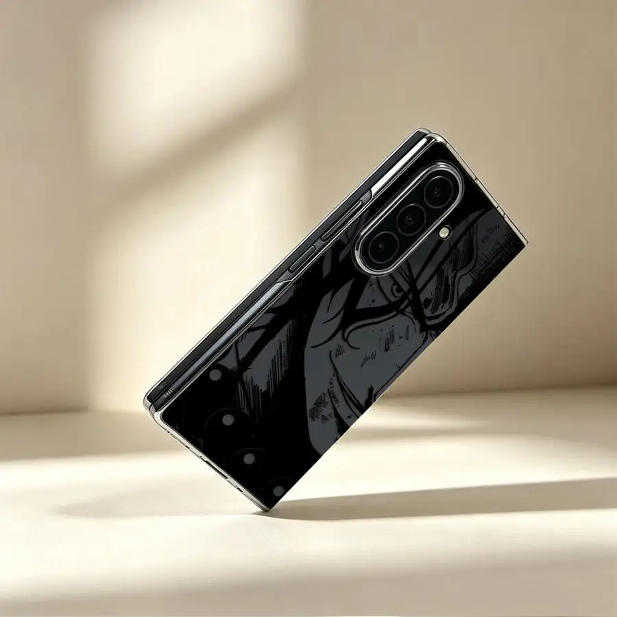Фото Прозрачный мягкий чехол для телефона Samsung Galaxy Z Fold7 Z Fold6 Z Fold 7 6 5 4 3 Z Fold4 Z Fold3 Z Fold5, цельный, аниме-дизайн №5