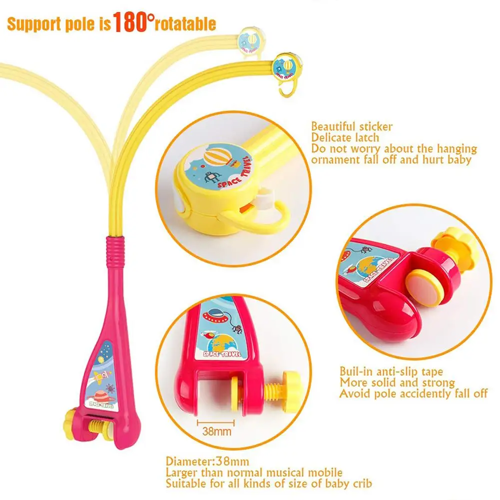 Детские погремушки CONUSEA мобильные мультяшные формы