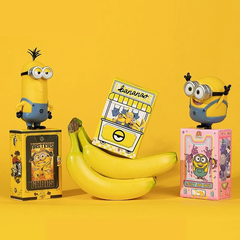 

Miniso Minions banana Despicable Me Anime Movie Hobby Dave Stuart Phil Wind-up Music Box Collection Souvenir Toy Birthday Gifts