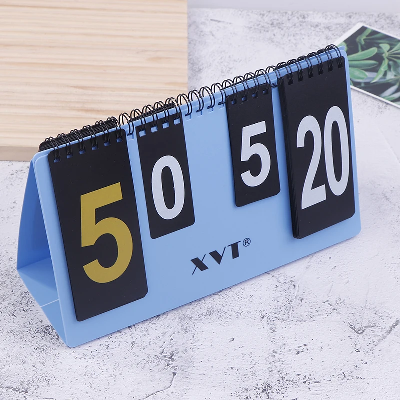 1 шт. XVT водонепроницаемое жесткое пластиковое табло для настольного тенниса