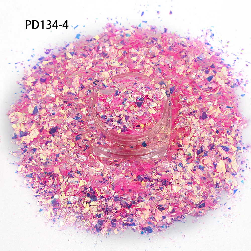 1Kg/Pack Mixed Chunky Nail Glitter Mixed Size Holographic Irregular Glitter Sequins Sparkly Flakes Slices Manicure Nail Glitters