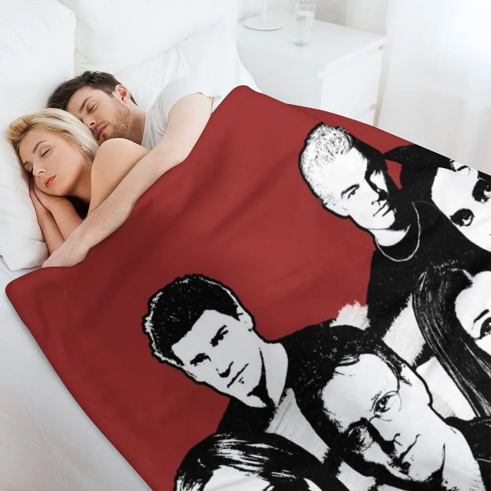 Одеяло с мотивом BTVS одеяло фланелевые одеяла