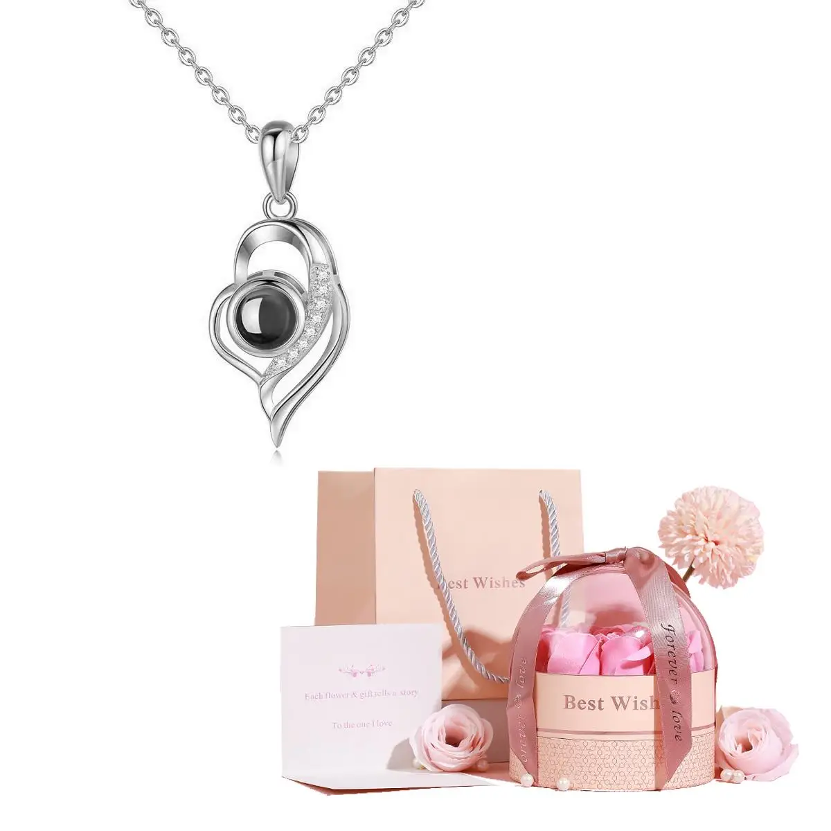 Ожерелье с подвеской-проектором 100 языков