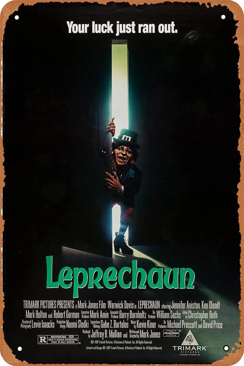 Seadlyise Лепрекон фильм ужасов постер винтажная металлическая жестяная вывеска в