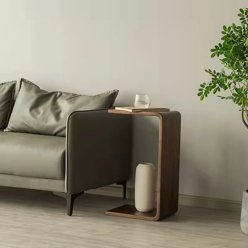 

Современный стиль, черный орех, деревянная Минималистичная гостевая спальня, многофункциональный диван, Скандинавская мебель HY