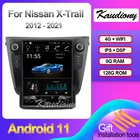 Автомобильный мультимедийный плеер Kaudiony, 12,1 дюйма, Android 10,0, для Nissan Qashqai, X-Trail, xtrail, DVD, автомобильное радио, GPS-навигация, 4G 2012-2020