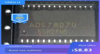 100% новый Бесплатная доставка 100% Новый Бесплатная Доставка 10 шт. ADS7807U ADS7807 SOP28 новый модуль Бесплатная доставка