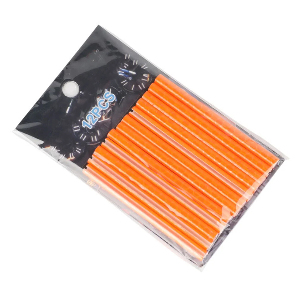 12 шт. светоотражающая наклейка на спицы велосипедного колеса полоса трубки