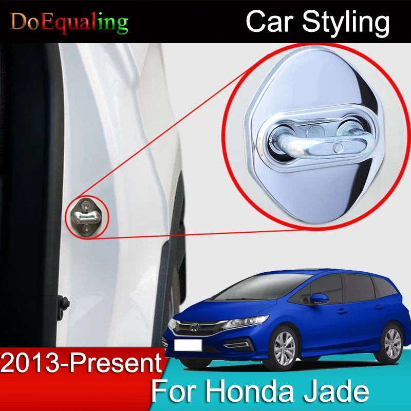

Car Door Lock Covers Caps Protective Case Stainless Steel Accessories for Honda Jade 2013 2014 2015 2016 2017 2018 2019 2020