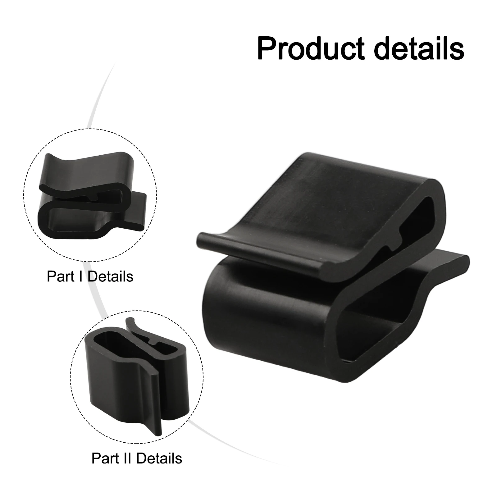 100 шт. фотоэлектрический кабельный зажим универсальный для кабелей солнечных