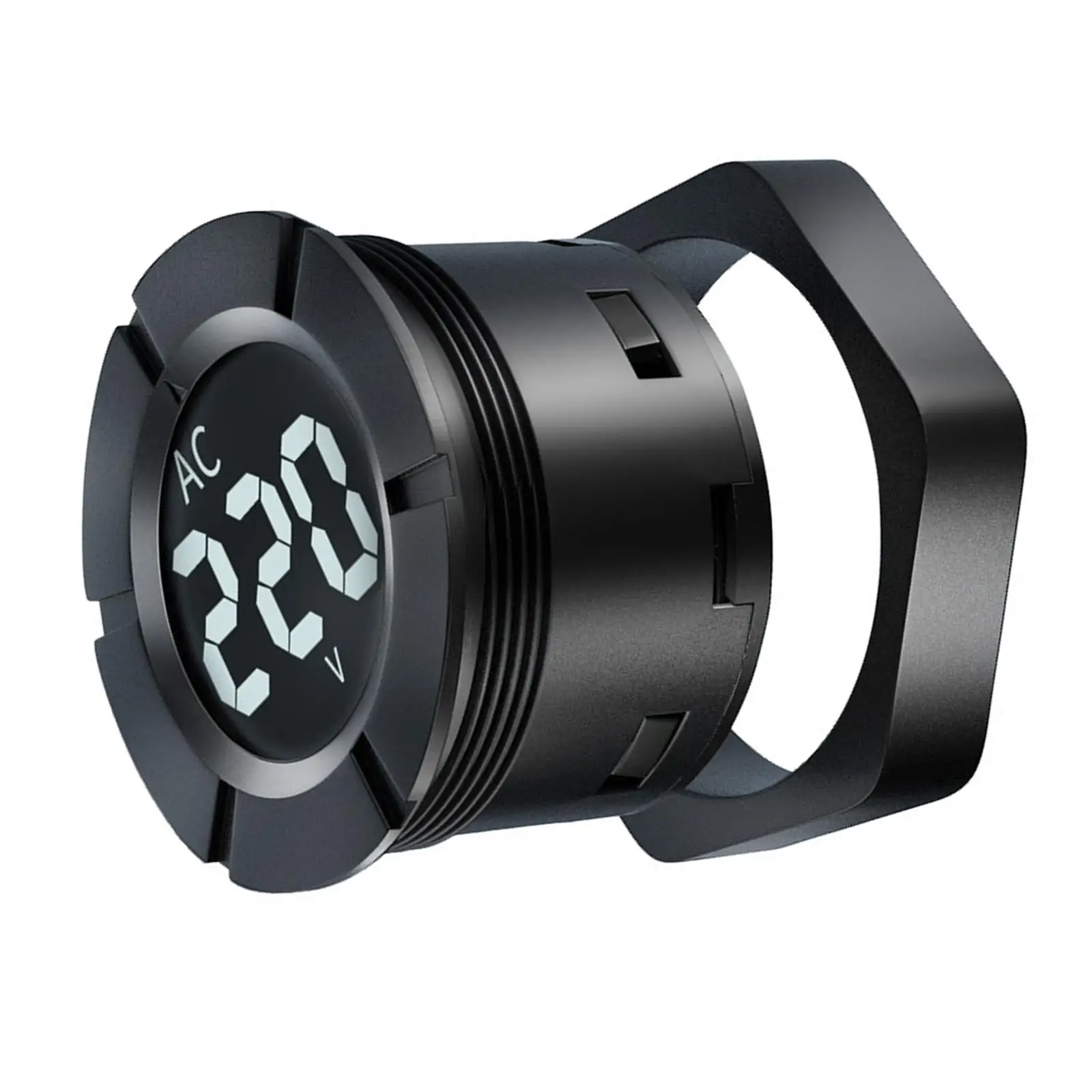 

AC Digital Voltmeter Voltage Indicator Volts Meter for Automobile White Backlight