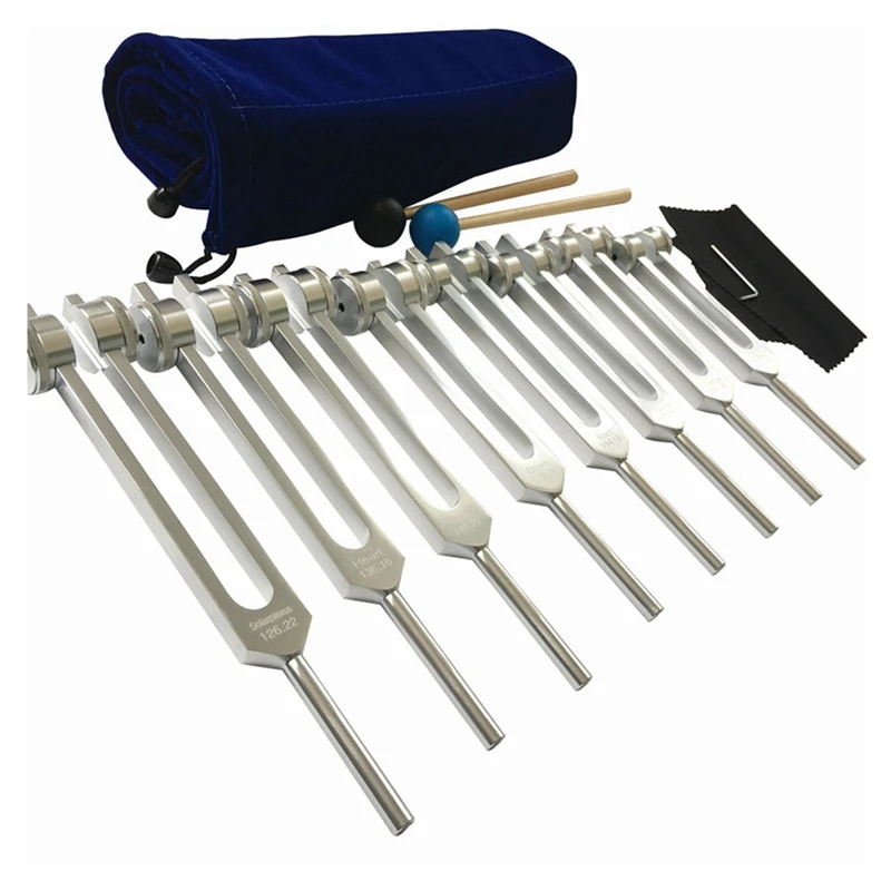 8 шт. набор вилок для настройки чакр серебряная чакра вилка лечения медитации