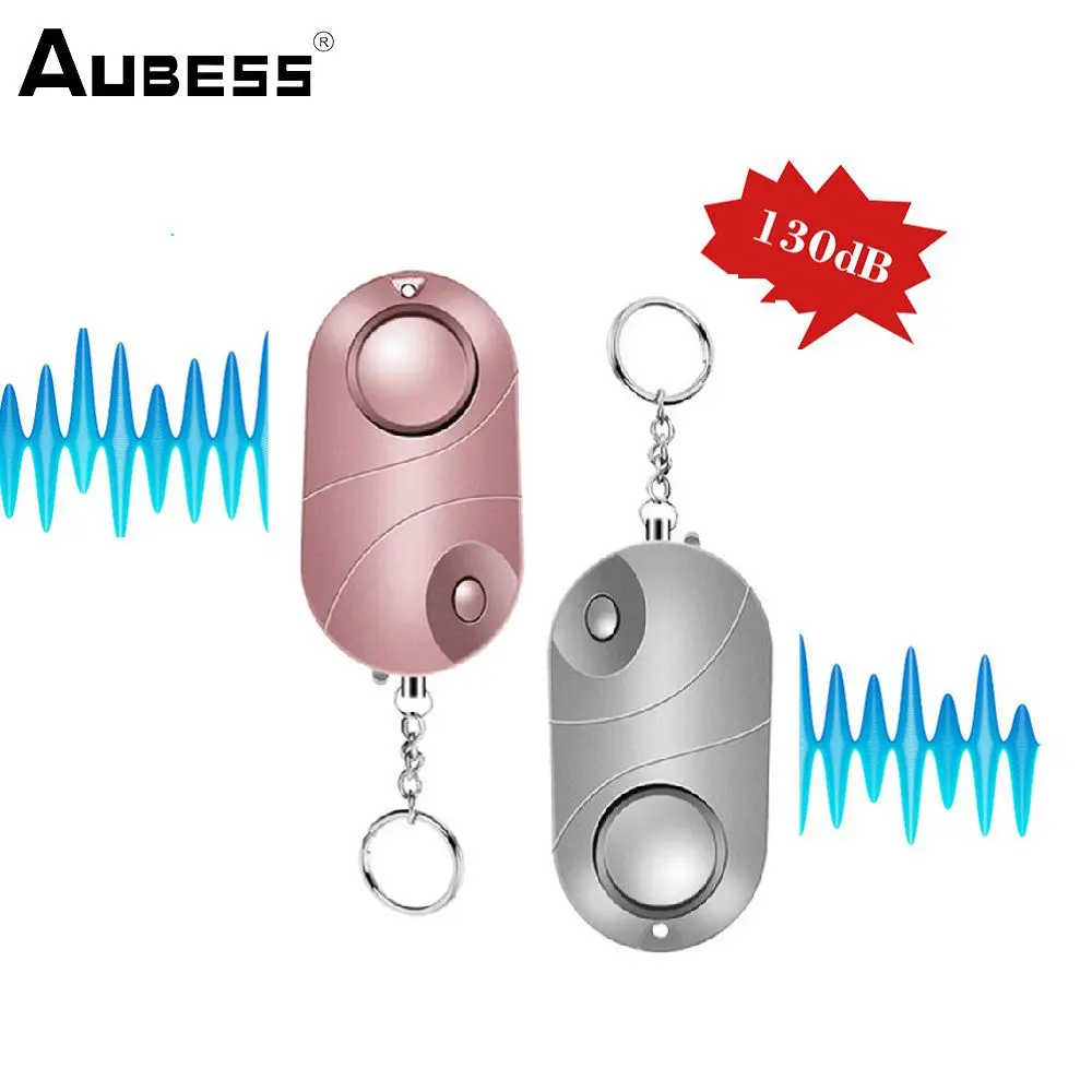 

Personal Self-Defense Alarm Device Safe Sound Emergency Security Alarm Keychain LED Flashlight Alarm For Women Girls Students
