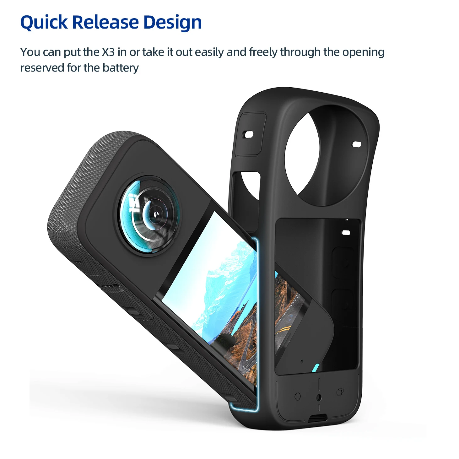 

Body Silicone Cover 360 X3 Protection Protective Accessories For Insta360 X3