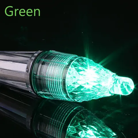 5pcs 12cm 17cm Drop subaquática LED LED LUGA LUZE 0-300M PESCA LUDA DE PESCA FLASH SPOK SPOK