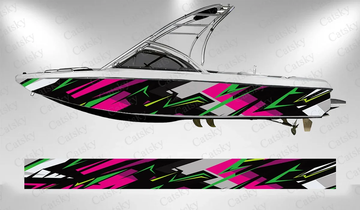 Красно-желтый Виниловый фон с рисунком трещин лодка понтонная Дека рыбалка