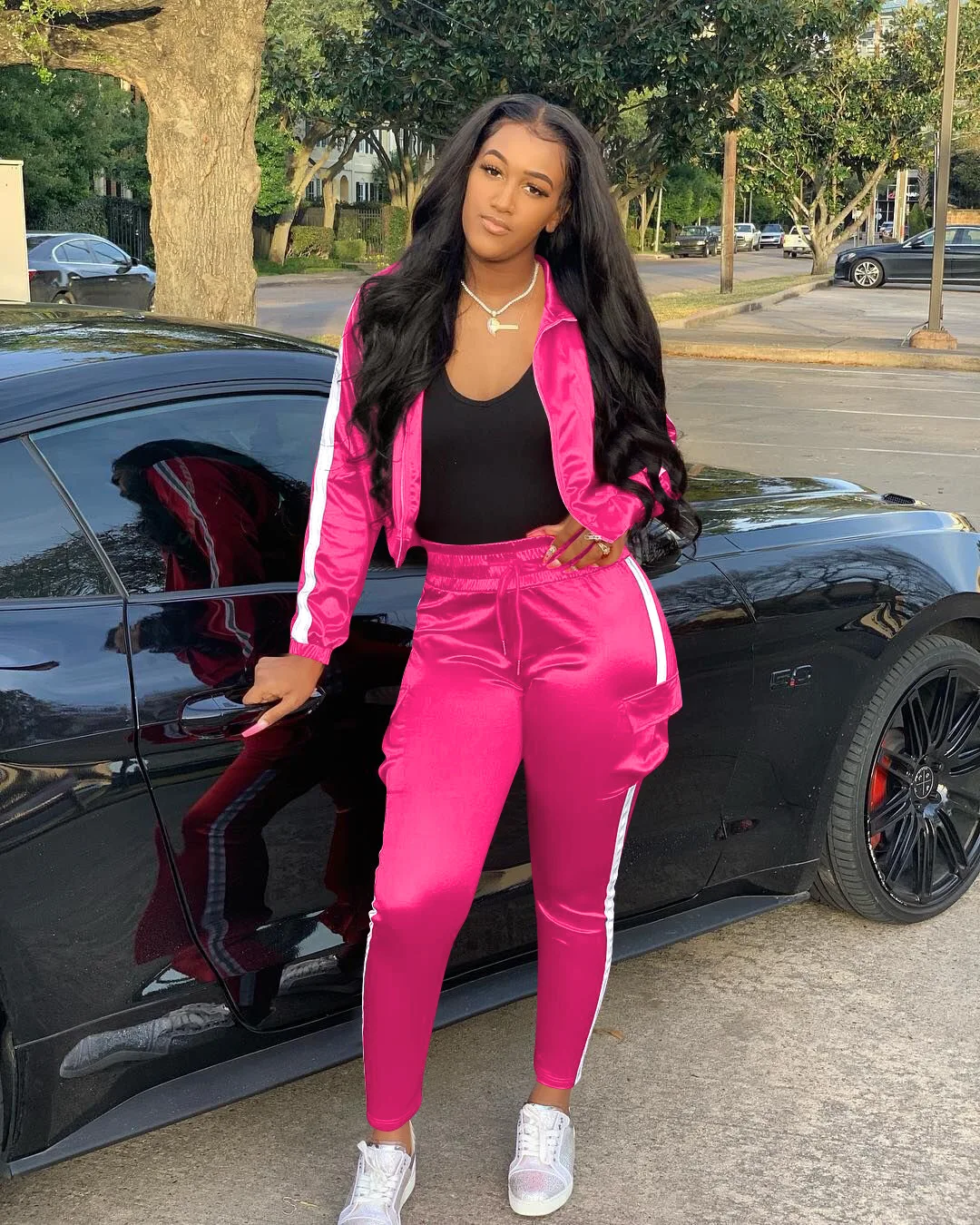 

Женский костюм из двух предметов для спорта и отдыха, костюм с длинными рукавами, топом на молнии и брюками для бега, Лидер продаж 2022