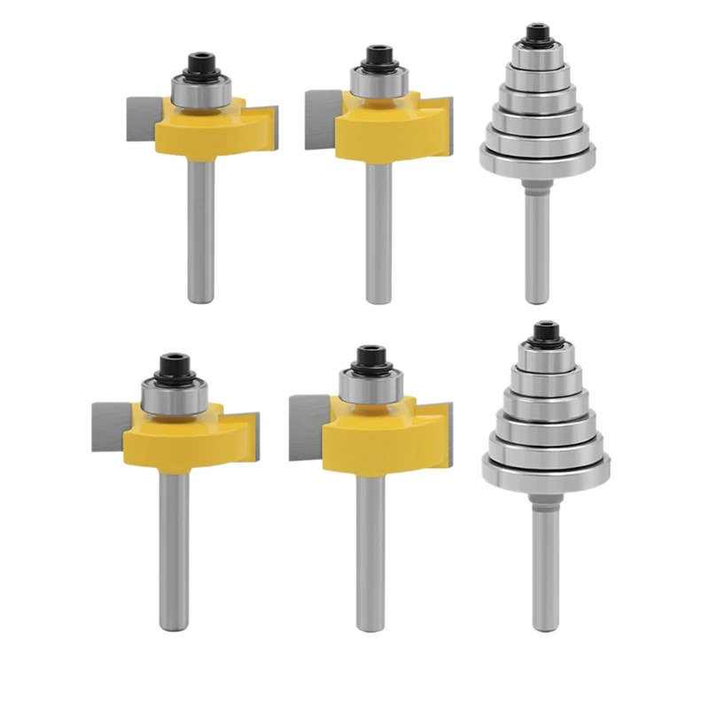 

Shank Router Bits With Bearing Woodworking Cutter For Wood Slotting,Tenon,Plywood,Bearings Milling Cutter