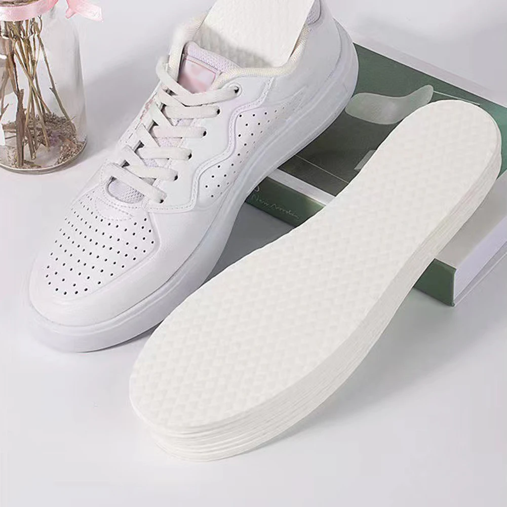 1 Pairs Disposable Insoles Nature Insoles Breathable Sweat White Color Comfortable Shoe Pad For Men And Women