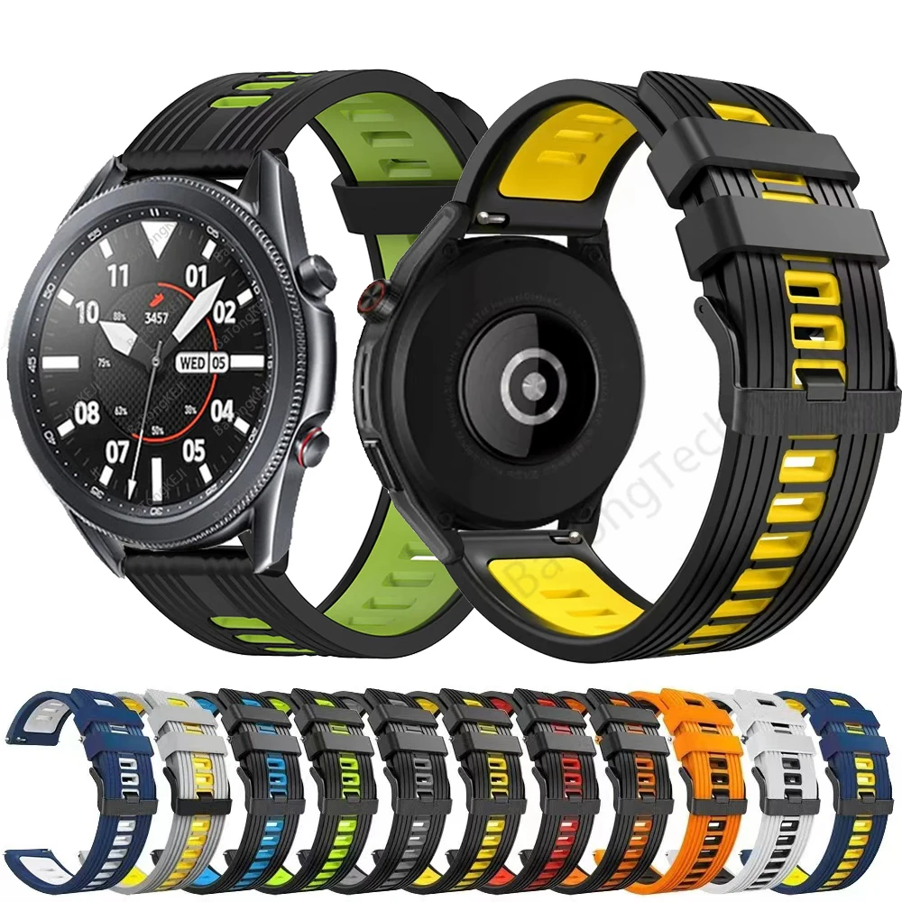 

Ремешок спортивный силиконовый для Samsung Galaxy Watch 46 мм/Watch 3 45 мм