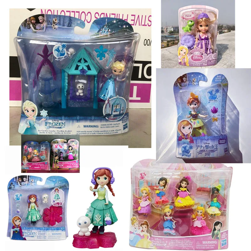 Cartoon Mini Princess Dolls Girls Play House Toys For Childr