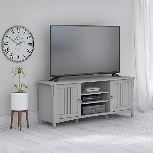 

Stand for 65 Inch TV, 60W, Cape Cod Gray