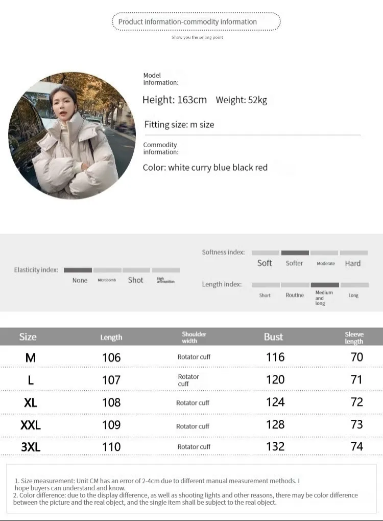 Winter 2022 New Long-style Down Cotton Dress Korean Version Of The Large Size Of The Korean Fashion Jacket Jacket Winter Heat