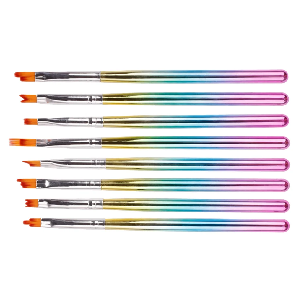 

8pcs Nair Drawing Pen Brush Portable Nail Art Tool Brush Premium Nail Art Brush