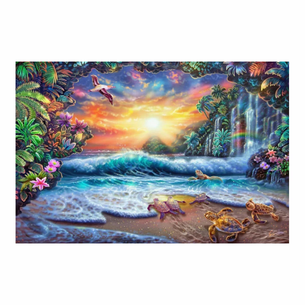 

5D Diamond Painting Turtle Surf Animal Full Square/Round Rhinestone Hobby Crafts Mosaic Handmade Gifts Cross Stitch Home Decor