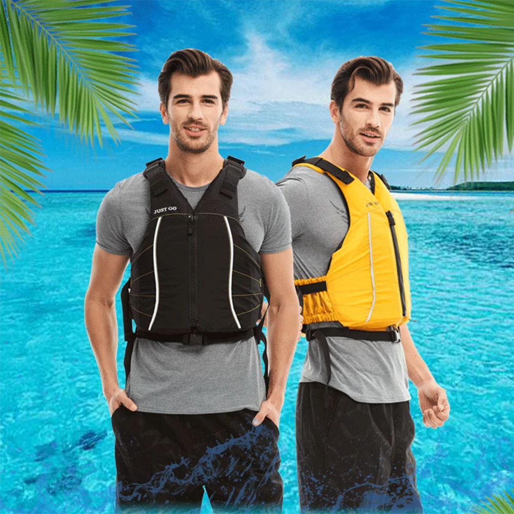 2022 new life jacket Portable adult swim vest men Motorboat surf fishing swim sailing safety buoyancy jacket