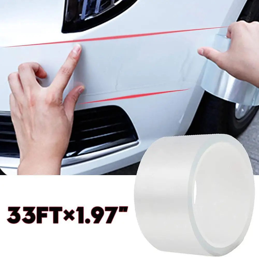 

Защитная пленка для края автомобильной двери, противоударные полоски против царапин, защитная накладка, прозрачная невидимая лента