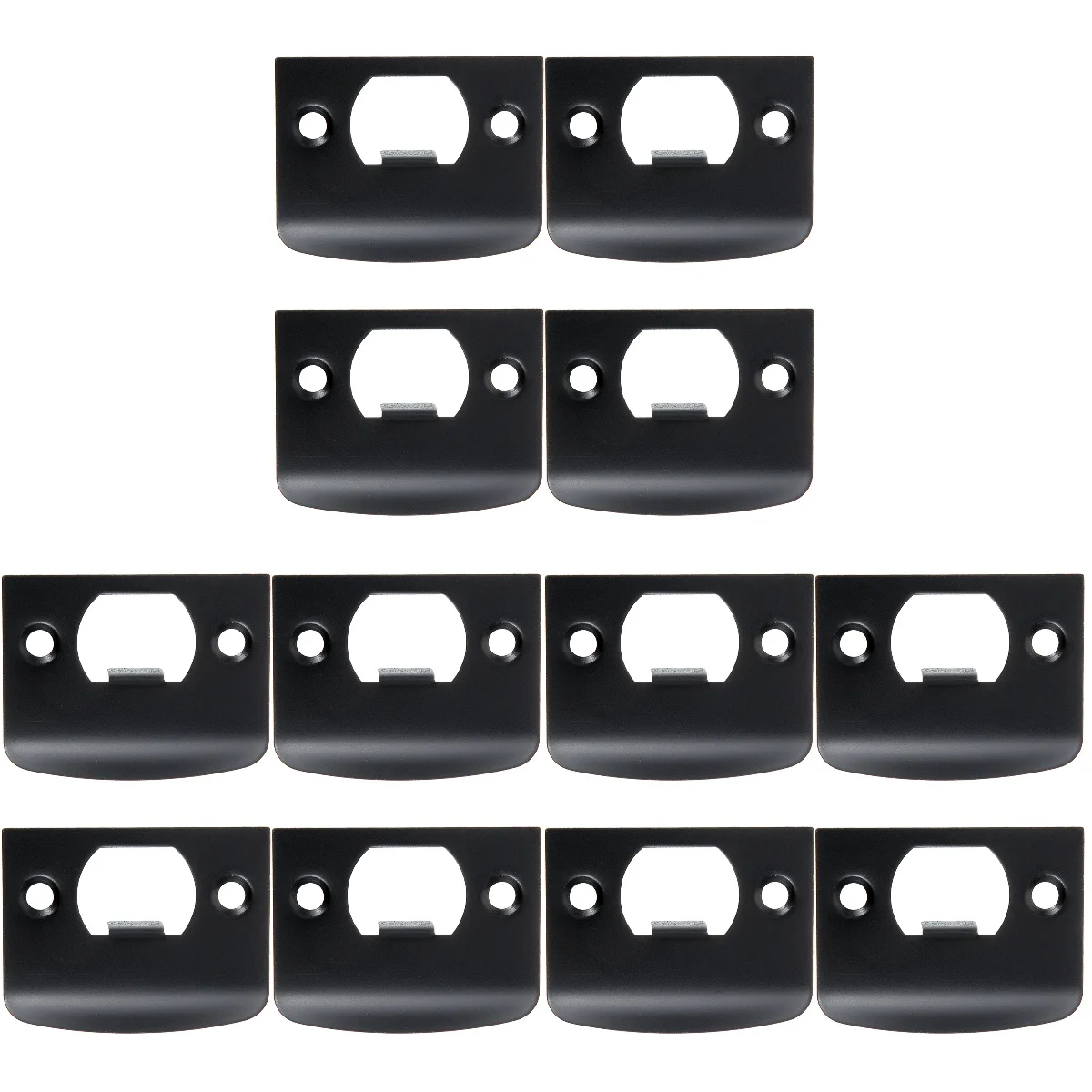 

12 Pcs Cam Block Door Handle Strike Plate Stainless Steel Plates Suite Deadbolt Cover Installation Kit Hole Filler