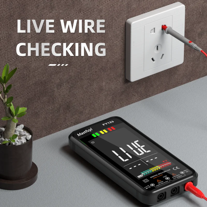 New Digital Multimeter Smart Auto Range 600V 600mA Tester Meter Ohm Hz CapacitanceTrue RMS AC DC Current voltage Multitester |
