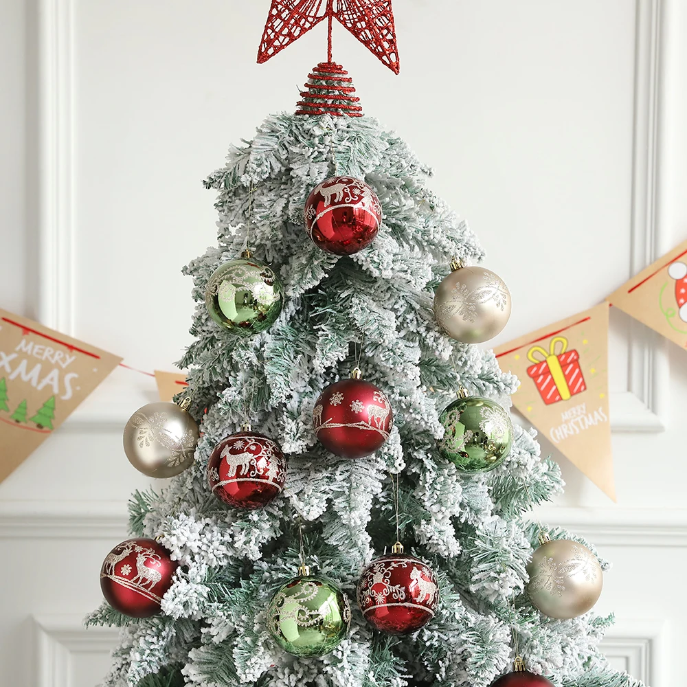 12/16 шт. 6/8 см Рождественские шары безделушка Рождественская елка подвесное