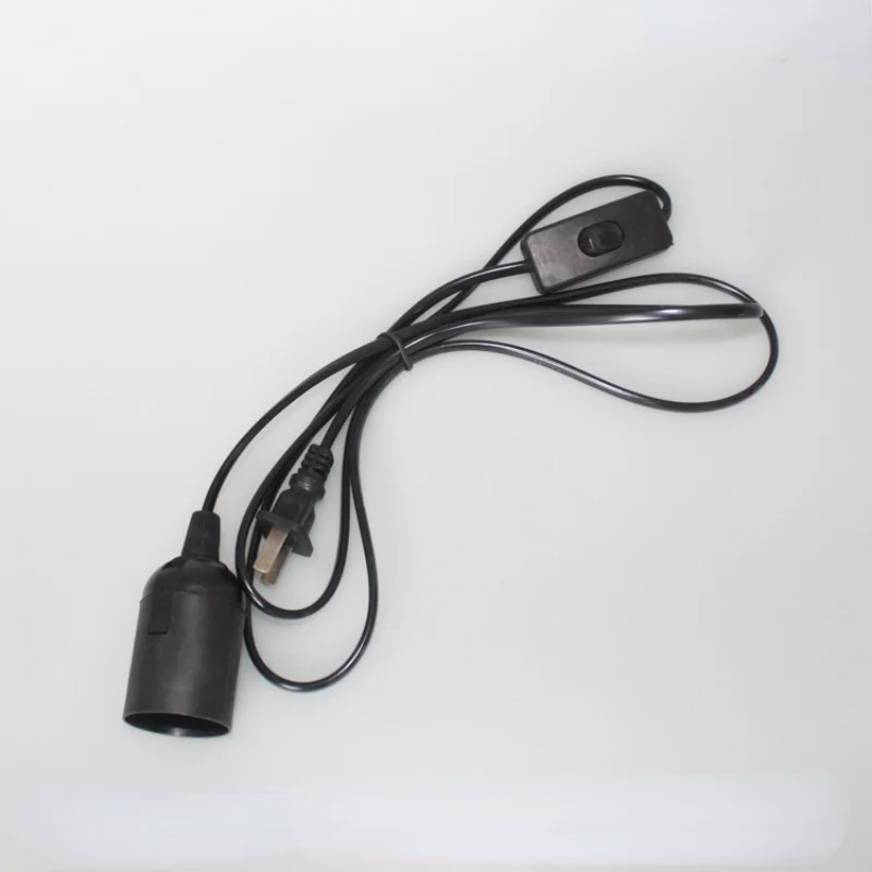 

1.8m EU Power Cord Cable E27/E14 Lamp Base Holder Hanging Pendant LED Light Fixture Lamp Bulb Socket Cord Adapter with Switch