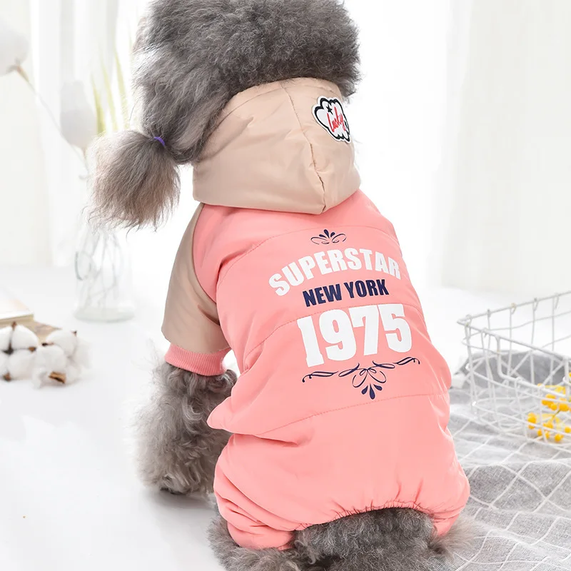 

Schnauzer Dog Clothing Small Dog Clothes Winter Pet Costume Apparel Jumpsuit Yorkshire Terriers Maltese Bichon Pomeranian Poodle