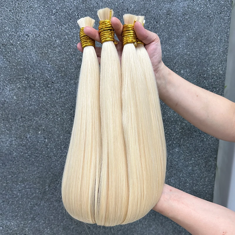 613 100% настоящие человеческие волосы оптом без уточка медовые светлые