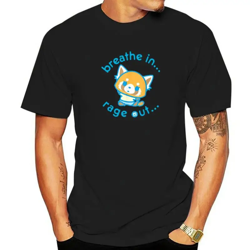 

Футболка Aggretsuko для йоги, дышащая футболка с надписью на новый год